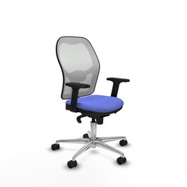 PIQUERAS Y CRESPO Silla de oficina Jorquera Azul claro y Blanco
