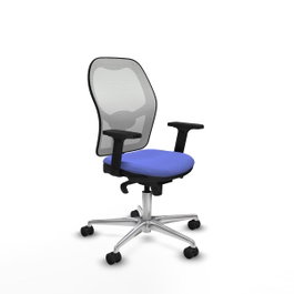 PIQUERAS Y CRESPO Silla de oficina Jorquera Azul claro y Blanco