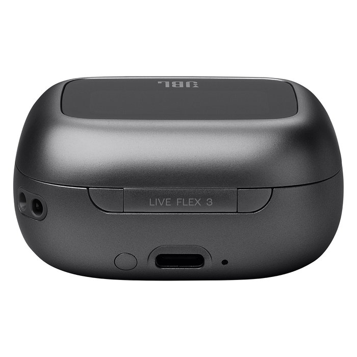 JBL Live Flex 3 OE Auriculares Inalámbricos Bluetooth con Cancelación Activa de Ruido True Adaptive, 24h Batería, Negro - IP54, Control Táctil