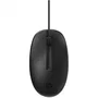 HP Ratón 125 con Cable USB, Hasta 1200 DPI, Seguimiento Óptico Rojo, Negro