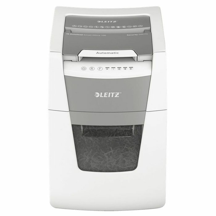 Leitz IQ 100 Autofeed P4 Destructora de Documentos, Corte Cruzado, 100 Hojas