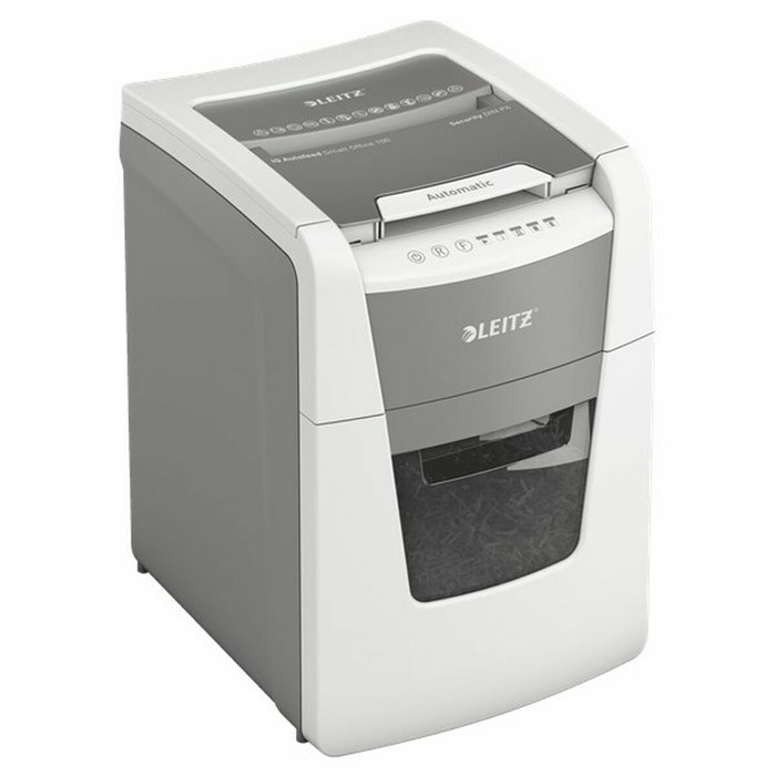 Leitz IQ 100 Autofeed P4 Destructora de Documentos, Corte Cruzado, 100 Hojas