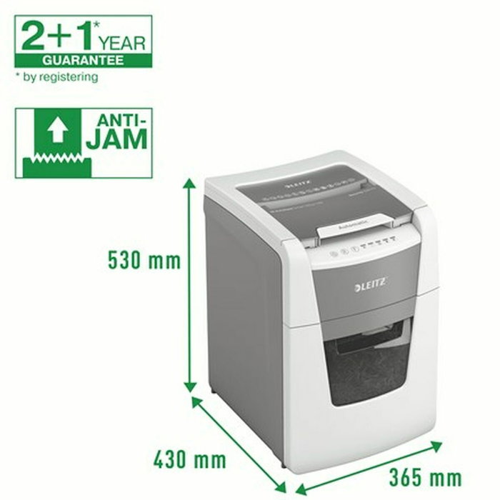 Leitz IQ 100 Autofeed P4 Destructora de Documentos, Corte Cruzado, 100 Hojas