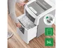 Leitz IQ Auto+ 100 Destructora Automática de Documentos, Capacidad 100 Hojas, Corte Partículas P4, Ideal Pequeña Oficina