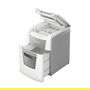 Leitz IQ Autofeed Small Office 100 Trituradora de Papel 80110000, Corte Cruzado 4 x 30 mm, 250 Hojas, 34 L, 55 dB, P-4, Blanco y Gris