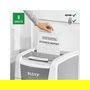 Leitz IQ Autofeed Small Office 100 Trituradora de Papel 80110000, Corte Cruzado 4 x 30 mm, 250 Hojas, 34 L, 55 dB, P-4, Blanco y Gris