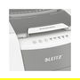 Leitz IQ Autofeed Small Office 100 Trituradora de Papel 80110000, Corte Cruzado 4 x 30 mm, 250 Hojas, 34 L, 55 dB, P-4, Blanco y Gris