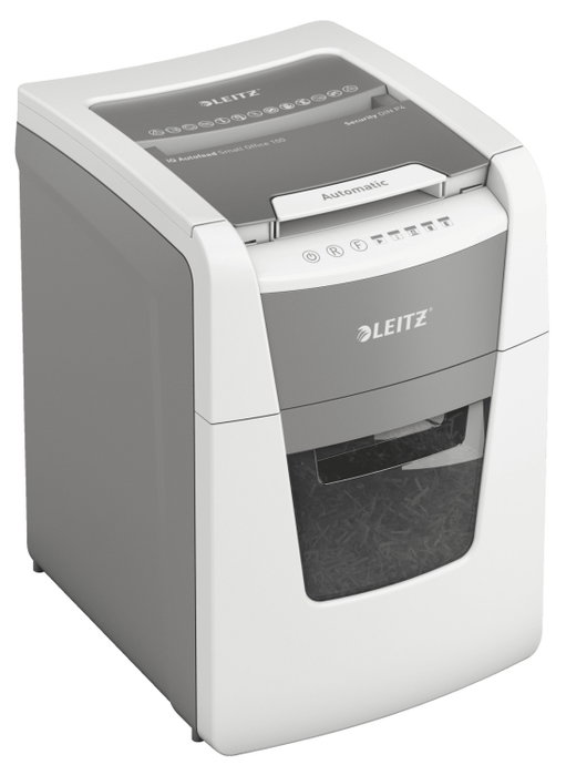 Leitz IQ 100 Autofeed P4 Destructora de Documentos, Corte Cruzado, 100 Hojas