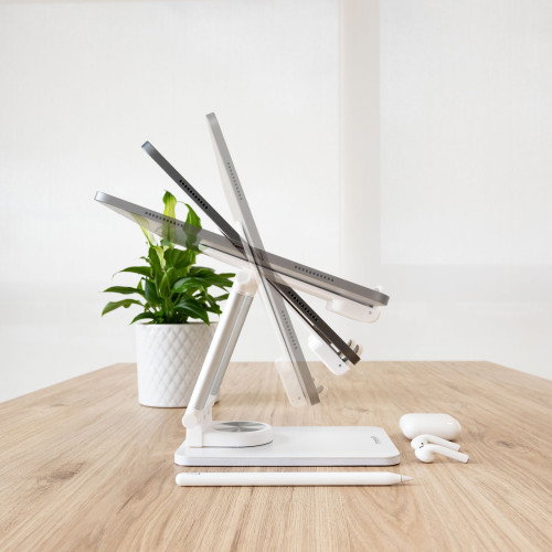 Tooq Soporte Hermes para Tablet y Móvil hasta 12.9 Pulgadas Blanco