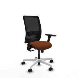 PIQUERAS Y CRESPO Silla de oficina Zulema Marrón y Negro