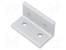 FATH Ángulo para perfiles de aluminio anodado 76x40x40mm