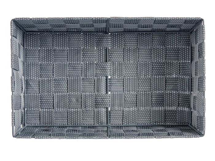 Kipit Cesta de Tela Rectangular sin Asas Gris 34x21x8.5 cm (Set de 18)