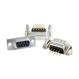 CONEC Conector D-Sub hembra de 9 polos para PCB