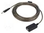 SAVIO Cable USB 2.0 de 5m Negro
