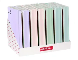 Safta Carpeta con recambio DIN A4 cuadros 5 mm 4 anillas 35mm