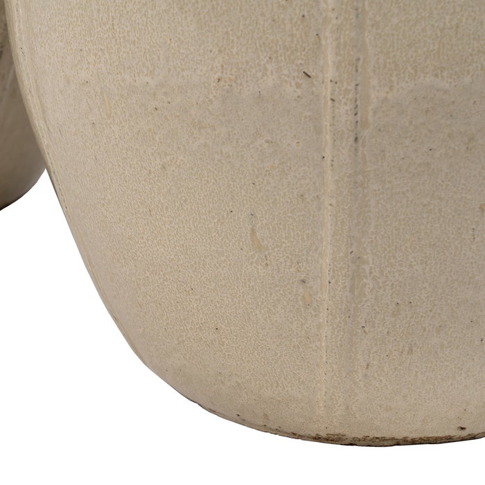 Ixia Pack de 2 Maceteros de Cerámica Crema 55x55 cm
