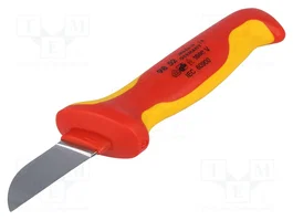KNIPEX Cuchillo de instalador recto para cables