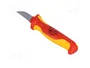 KNIPEX Cuchillo de instalador recto para cables