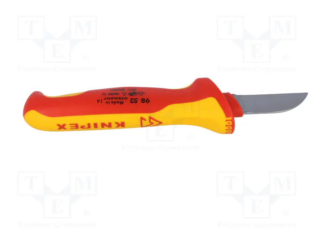 KNIPEX Cuchillo de instalador recto para cables
