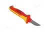 KNIPEX Cuchillo de instalador recto para cables
