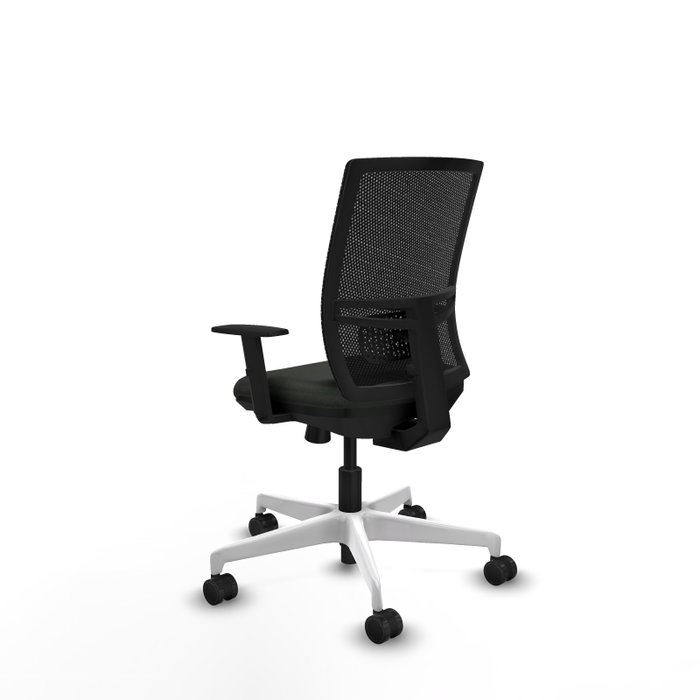 PIQUERAS Y CRESPO Silla de oficina Yunquera con mecanismo Sincro/Traslack, color Negro PIQUERAS Y CRESPO Silla de oficina Yunquera con mecanismo Sincro/Traslack, color Negro