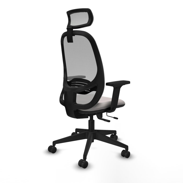 PIQUERAS Y CRESPO Silla de oficina Cilanco Blanco y Gris PIQUERAS Y CRESPO Silla de oficina Cilanco Blanco y Gris