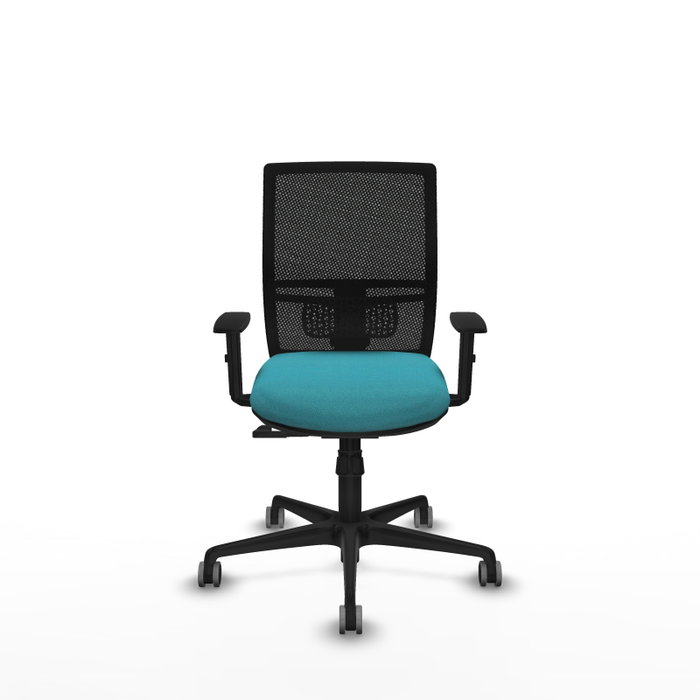 PIQUERAS Y CRESPO Silla de oficina Yunquera con mecanismo Sincro, Turquesa y Negro PIQUERAS Y CRESPO Silla de oficina Yunquera con mecanismo Sincro, Turquesa y Negro