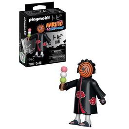 Playmobil - Tobi, Figura de Acción de la Colección Naruto Shippuden 20 Aniversario, con Máscara y Capa, para Fans del Anime