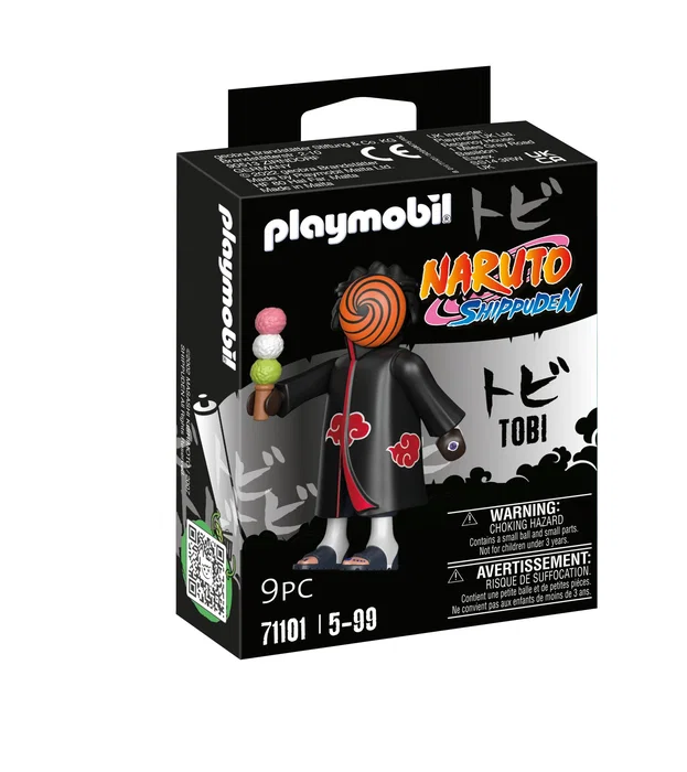 Playmobil 71101 Figura de Juguete Naruto Shippuden - Tobi, Personaje de Anime y Manga, para Niños a partir de 5 Años, Plástico Multicolor