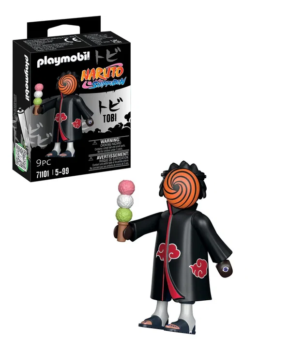 Playmobil 71101 Figura de Juguete Naruto Shippuden - Tobi, Personaje de Anime y Manga, para Niños a partir de 5 Años, Plástico Multicolor