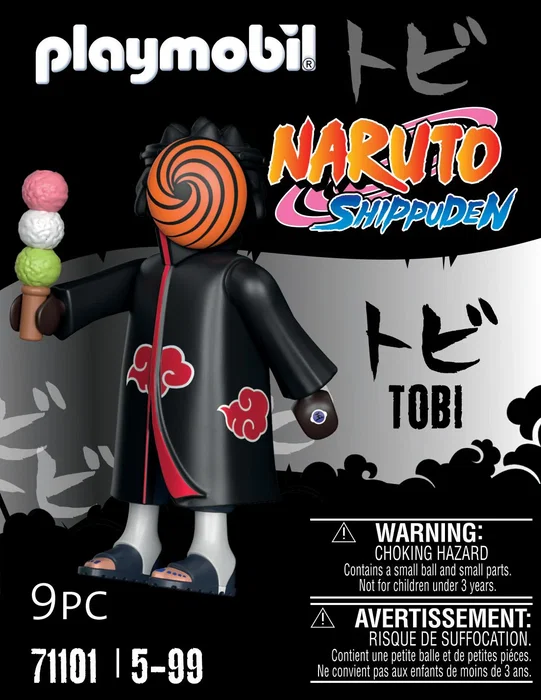 Playmobil 71101 Figura de Juguete Naruto Shippuden - Tobi, Personaje de Anime y Manga, para Niños a partir de 5 Años, Plástico Multicolor