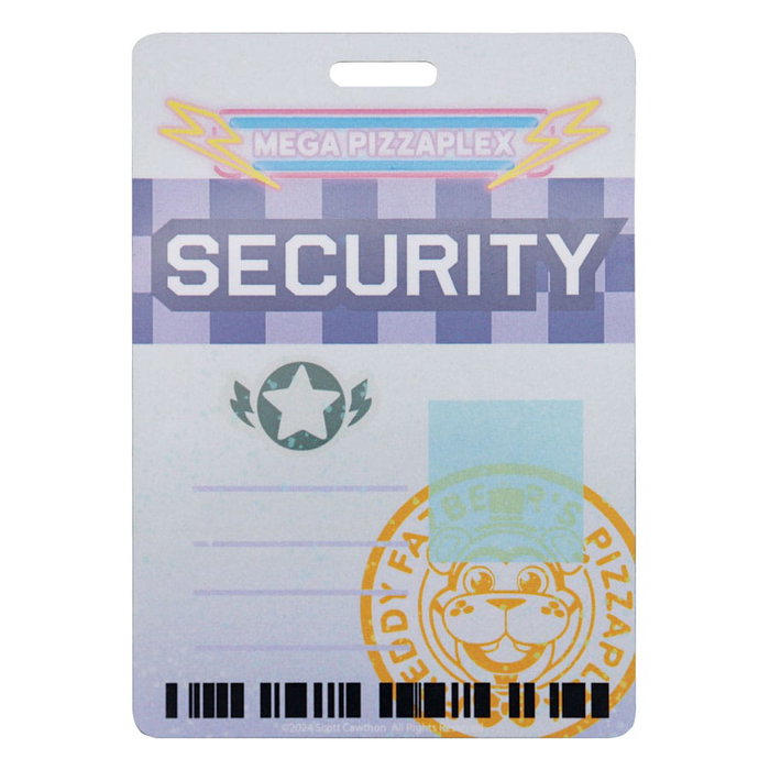 FaNaTtik Five Nights at Freddy's Réplica Security Badge Antique Brass Edition FaNaTtik Five Nights at Freddy's Réplica Security Badge Antique Brass Edition