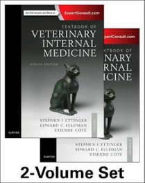ELSEVIER UK Pack 2 Vol. Textbook of Veterinary Internal Medicine Expert Consult, ETTINGER/FELDMAN/COTE - ELSEVIER UK