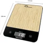 Little Balance Balanza de Cocina Happy Genius 10 USB LIT3760240787129 - Madera Natural y Sin Pilas