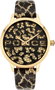 Police Reloj PL16028MSG.02 con caja dorada y correa marrón