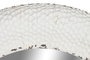 DKD Home Decor Espejo de Metal y Cristal Blanco 84x84 cm