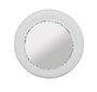 DKD Home Decor Espejo de Metal y Cristal Blanco 84x84 cm