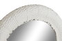 DKD Home Decor Espejo de Metal y Cristal Blanco 84x84 cm