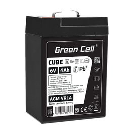 Green Cell AGM6V4AH-J 6V 4Ah Batería AGM VRLA
