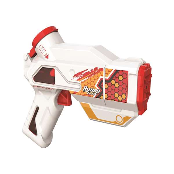 Bizak Pisotola Electrónica Hydro Mad Mini Blaster, Dispara Hasta 5 m, Depósito 100 ml, Edad Mínima 8 Años, Idioma Español
