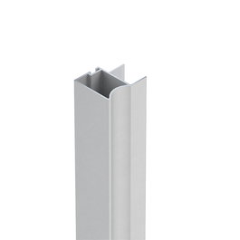 ALK System Perfil Tirador AR16 Aluminio Plata Mate para Muebles, Espesor 16mm, Longitud 2.60 Metros