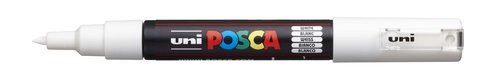 Posca Marcador PC-1M Blanco Punta Fina 0,7 mm