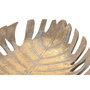DKD Home Decor Centro de Mesa Hoja Dorado Resina 29 x 5 x 34 cm