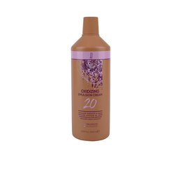JJ Peroxide 20 Vol. 1000ml - Crema Oxidante Emoliente para Tinte y Decoloración, Aclara hasta 3-4 Tonos, Fórmula Cremosa Sin Goteos