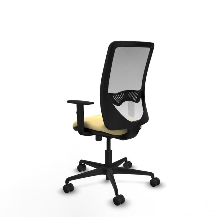 PIQUERAS Y CRESPO Silla de oficina Zulema con mecanismo Sincro/Traslack Crema y Blanco PIQUERAS Y CRESPO Silla de oficina Zulema con mecanismo Sincro/Traslack Crema y Blanco