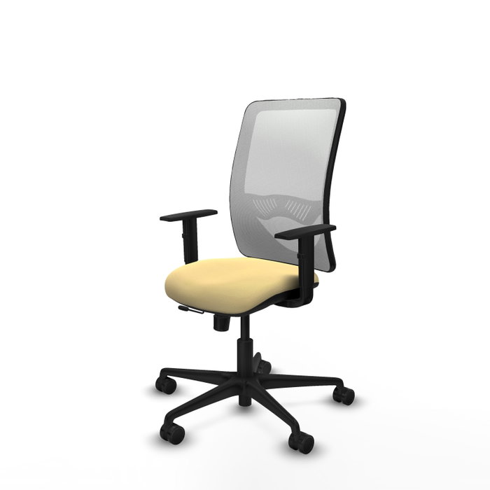 PIQUERAS Y CRESPO Silla de oficina Zulema con mecanismo Sincro/Traslack Crema y Blanco PIQUERAS Y CRESPO Silla de oficina Zulema con mecanismo Sincro/Traslack Crema y Blanco