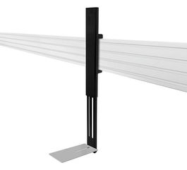 B-Tech BT8390-SA Brazo Ajustable para Accesorios System X, 458 - 854 mm, Negro