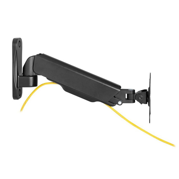 Equip Soporte de Pared VESA Brazo Articulado con Gas para Monitor/TV 17-32", Rotación 360°, Inclinación, 9kg Carga, 100x100/75x75, Gestión de Cables, Negro