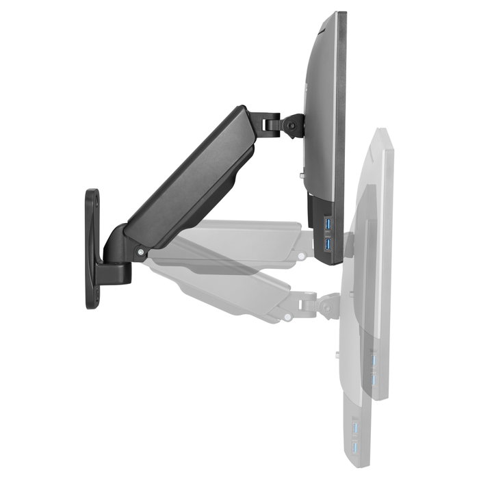 Equip soporte para monitor 17"-32" 334mm 1 TFT 360° negro pared