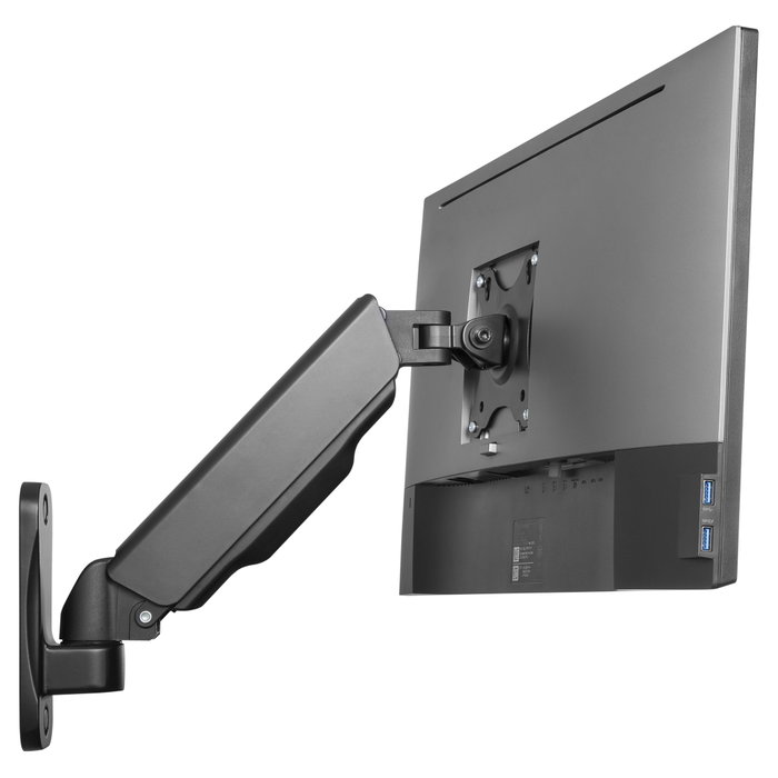 Equip soporte para monitor 17"-32" 334mm 1 TFT 360° negro pared
